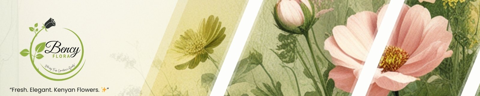 “fresh. elegant. kenyan flowers. ✨”