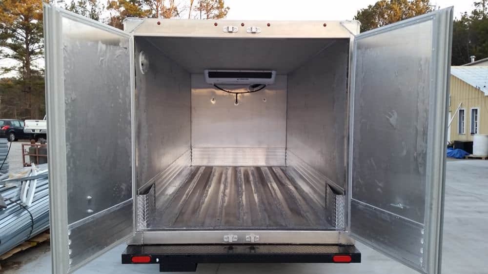 Export Services lightweight refrigerated trailer interior